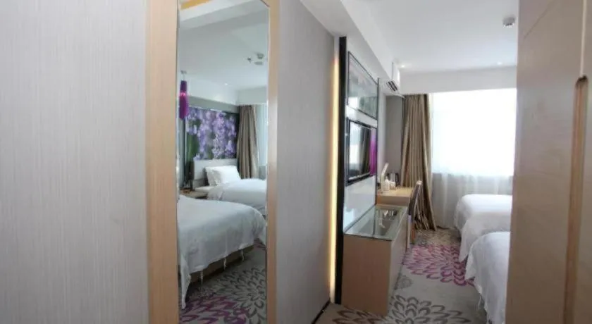 Bed in Lavande Hotels Changzhi City God Temple