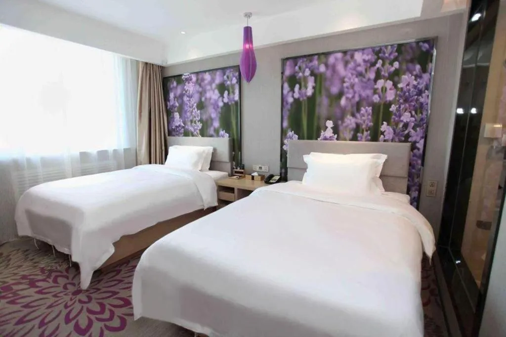 Bed in Lavande Hotels Changzhi City God Temple