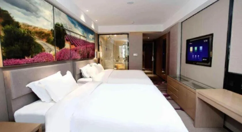 Bed in Lavande Hotels Changzhi City God Temple