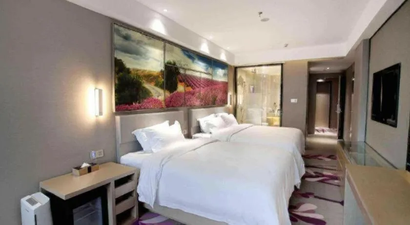 Bed in Lavande Hotels Changzhi City God Temple