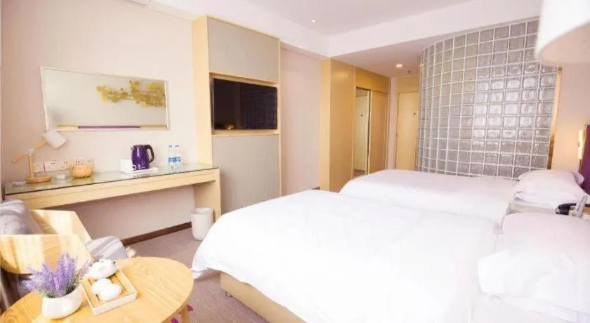 Bed in Lavande Hotels Changzhi City God Temple