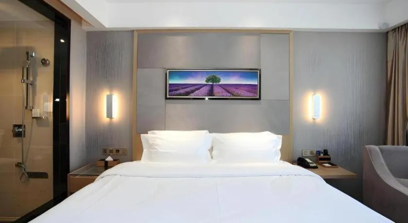 Bed in Lavande Hotels Changzhi City God Temple