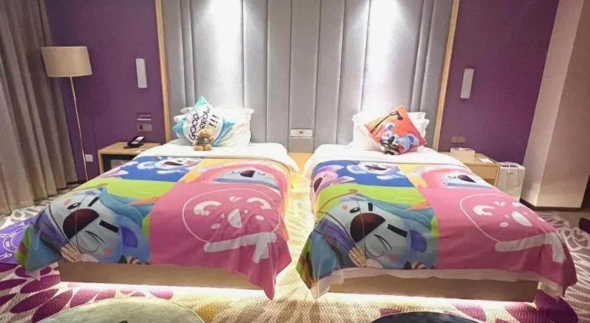 Bed in Lavande Hotels Jingshan Bus Station