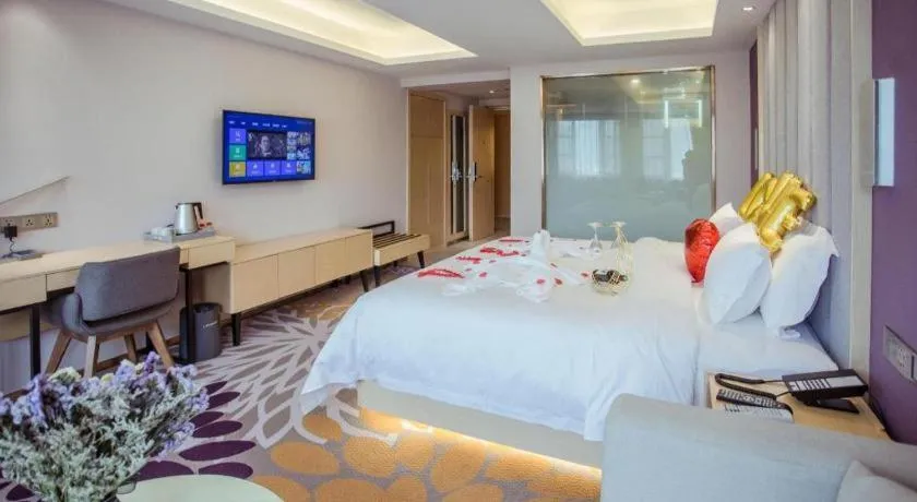 Bed in Lavande Hotels Jingshan Bus Station