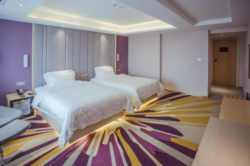 Bed in Lavande Hotels Jingshan Bus Station