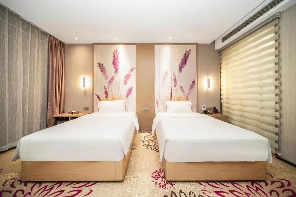 Bed in Lavande Hotel Xi'an 1st Fengcheng Road Municipal Library Metro Station
