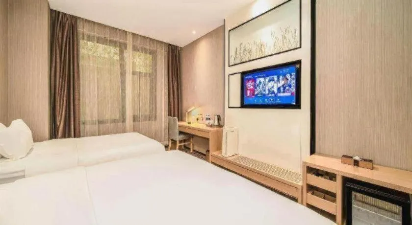 Bed in Lavande Hotel Xi'an 1st Fengcheng Road Municipal Library Metro Station