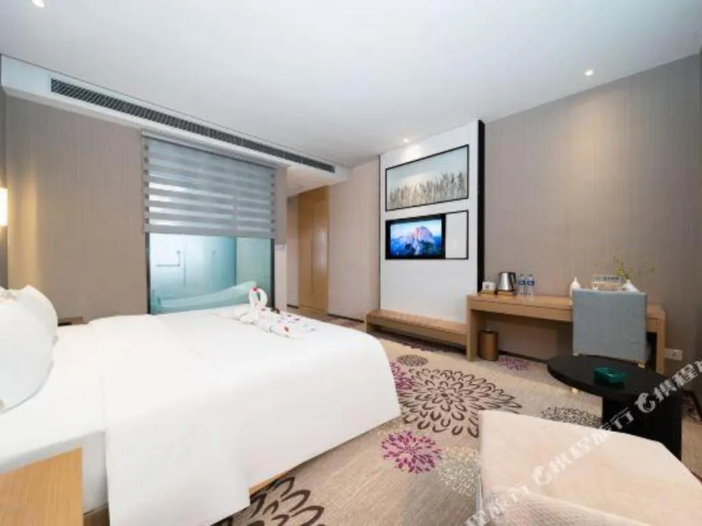 Bed in Lavande Hotel Xi'an 1st Fengcheng Road Municipal Library Metro Station