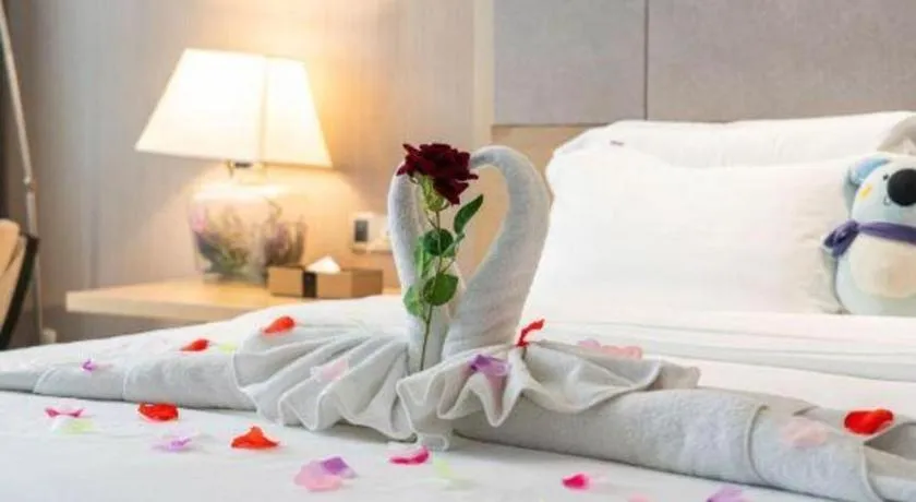 Bed in Lavande Hotel Xi'an 1st Fengcheng Road Municipal Library Metro Station