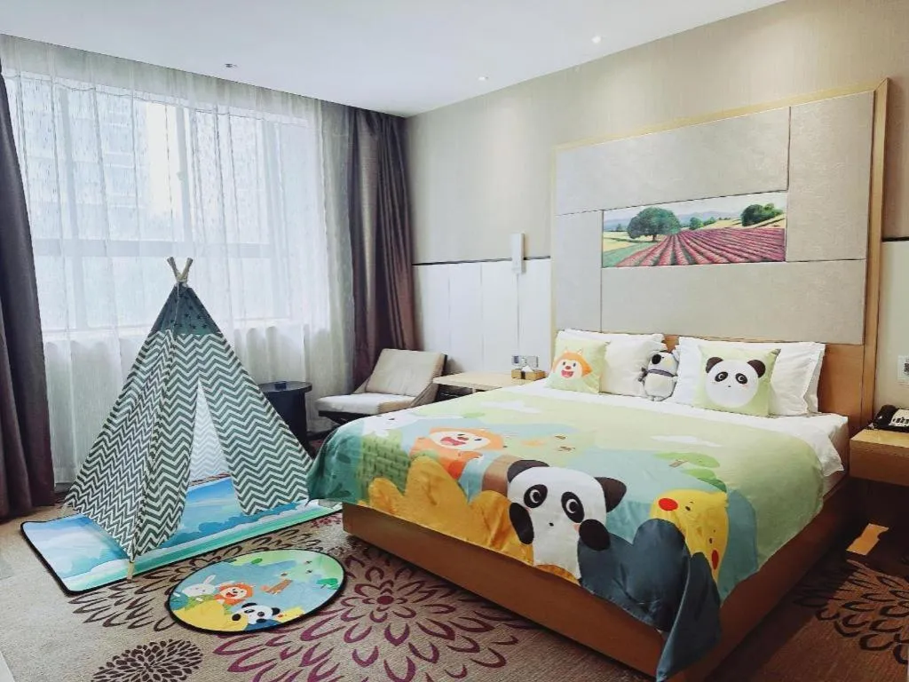 Bed in Lavande Hotel Xi'an 1st Fengcheng Road Municipal Library Metro Station