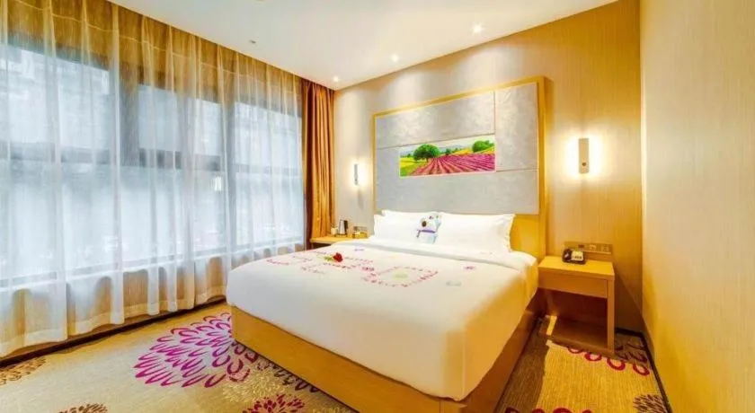 Bed in Lavande Hotel Xi'an 1st Fengcheng Road Municipal Library Metro Station