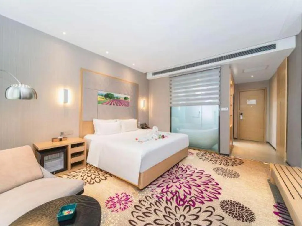 Bed in Lavande Hotel Xi'an 1st Fengcheng Road Municipal Library Metro Station