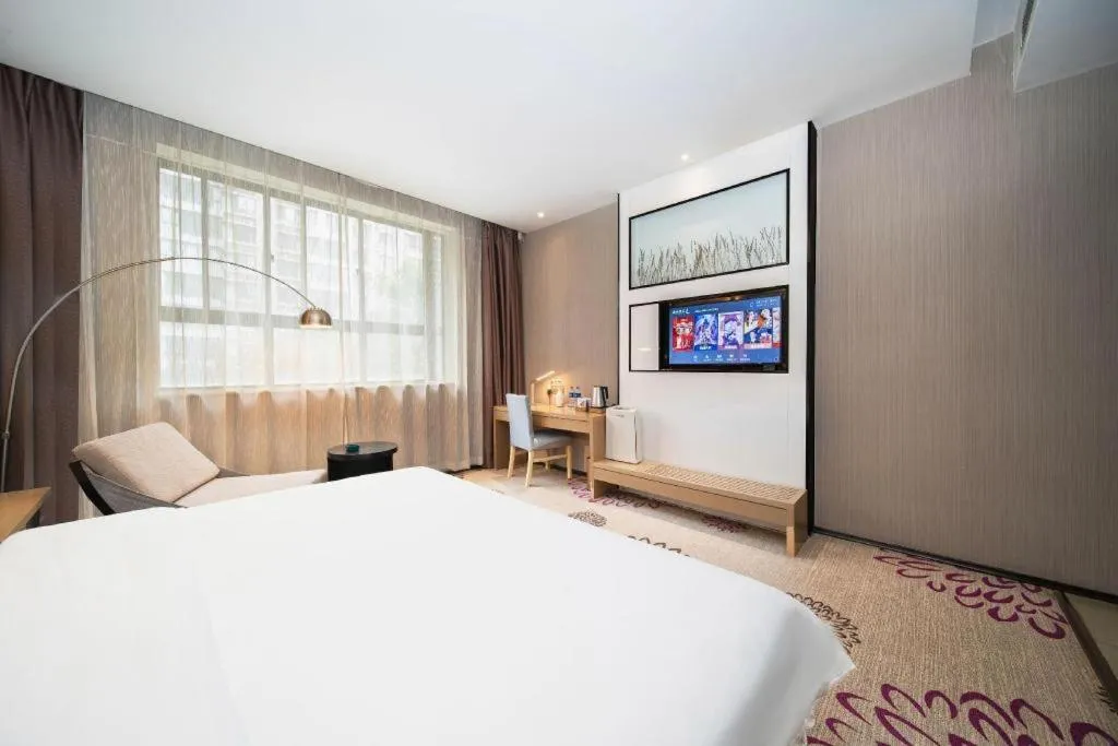 Bed in Lavande Hotel Xi'an 1st Fengcheng Road Municipal Library Metro Station