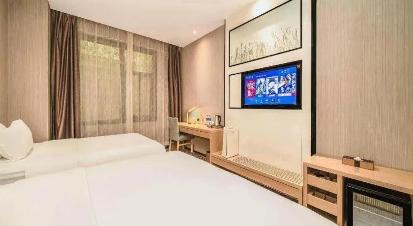 Bed in Lavande Hotel Xi'an 1st Fengcheng Road Municipal Library Metro Station