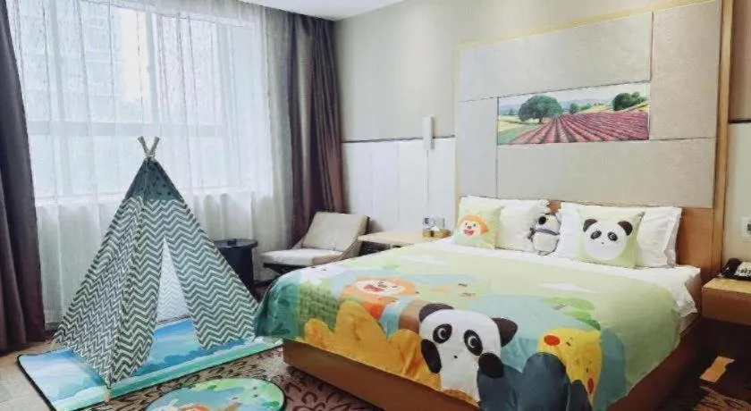 Bed in Lavande Hotel Xi'an 1st Fengcheng Road Municipal Library Metro Station