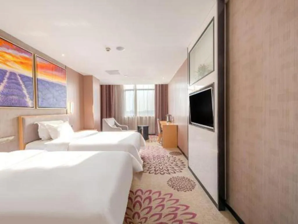 Bed in Lavande Hotels Guangzhou Jiahe Wanggang Metro Station Junhe Avenue