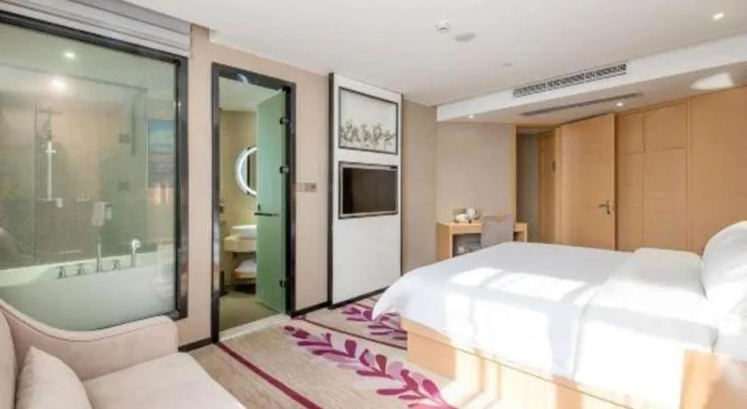 Bed in Lavande Hotels Guangzhou Jiahe Wanggang Metro Station Junhe Avenue