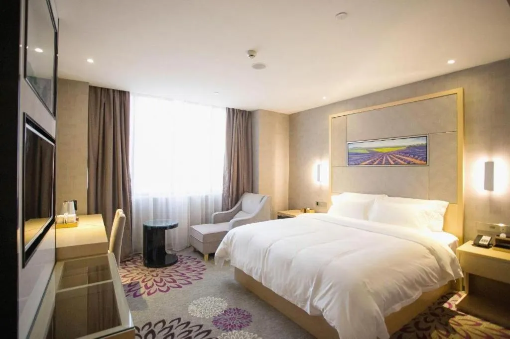 Bed in Lavande Hotels Guangzhou Jiahe Wanggang Metro Station Junhe Avenue