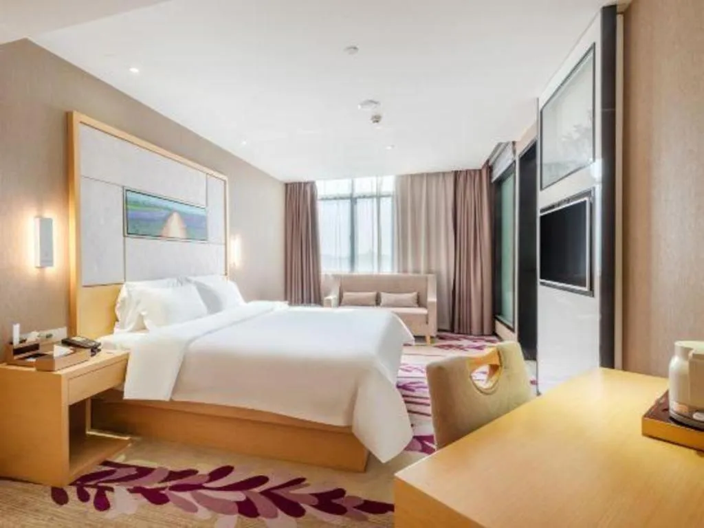 Bed in Lavande Hotels Guangzhou Jiahe Wanggang Metro Station Junhe Avenue