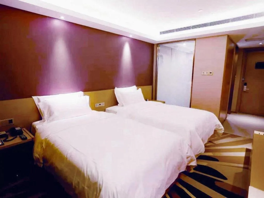 Bed in Lavande Hotels Harbin Railway Station Zhanqian Square
