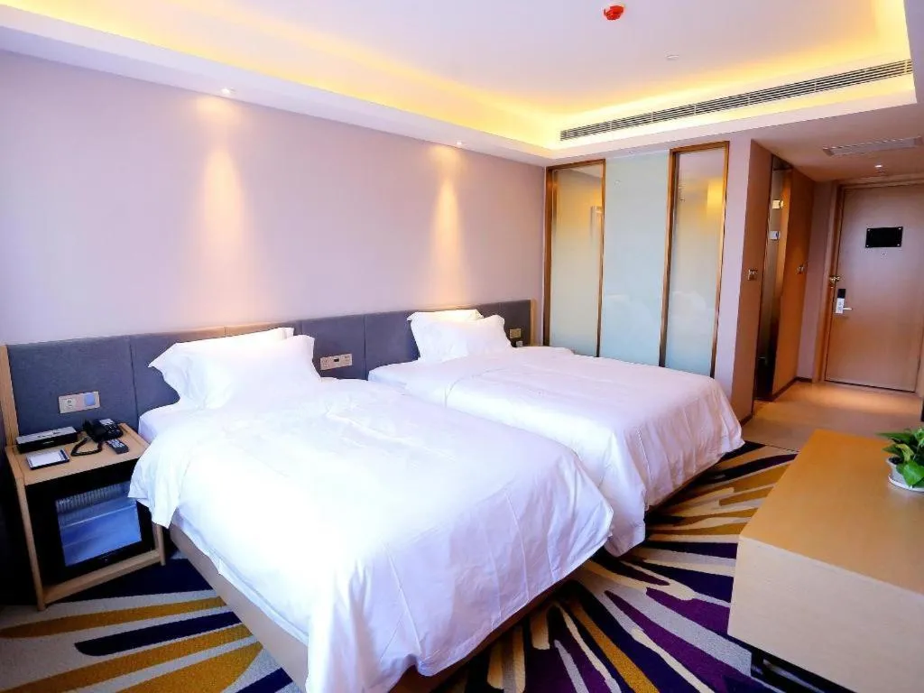 Bed in Lavande Hotels Harbin Railway Station Zhanqian Square