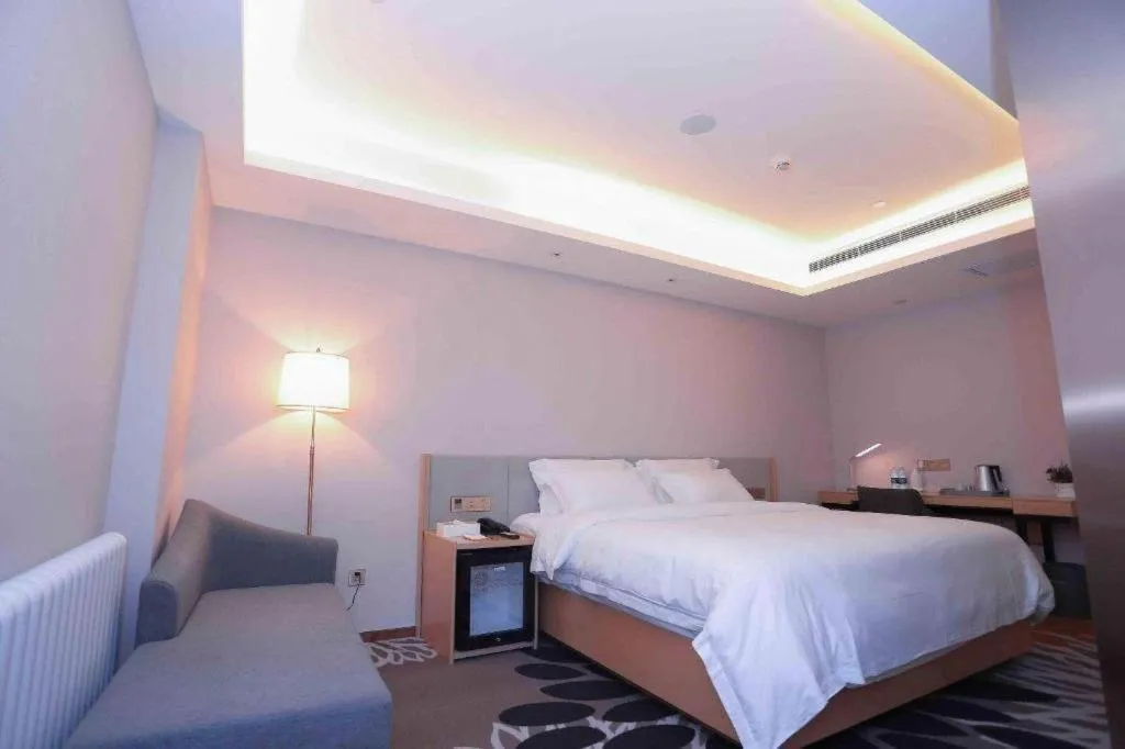 Bed in Lavande Hotels Harbin Railway Station Zhanqian Square