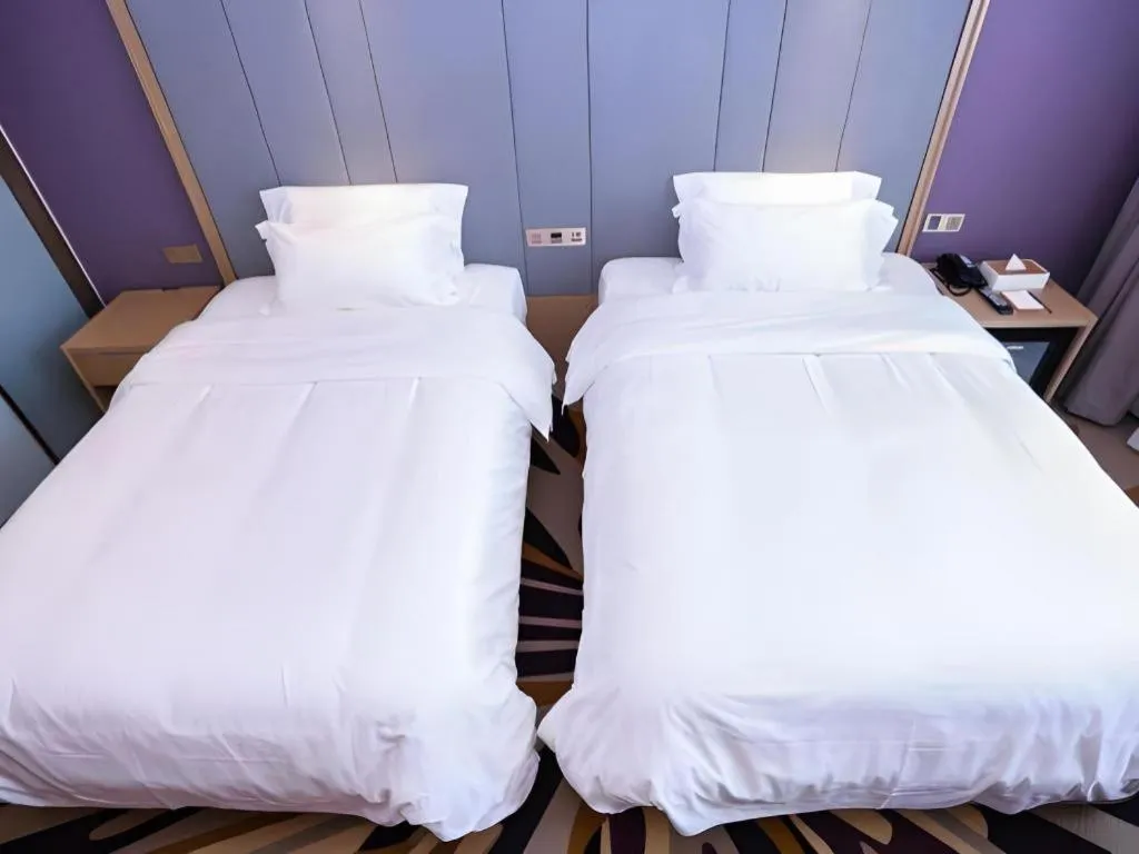 Bed in Lavande Hotels Harbin Railway Station Zhanqian Square