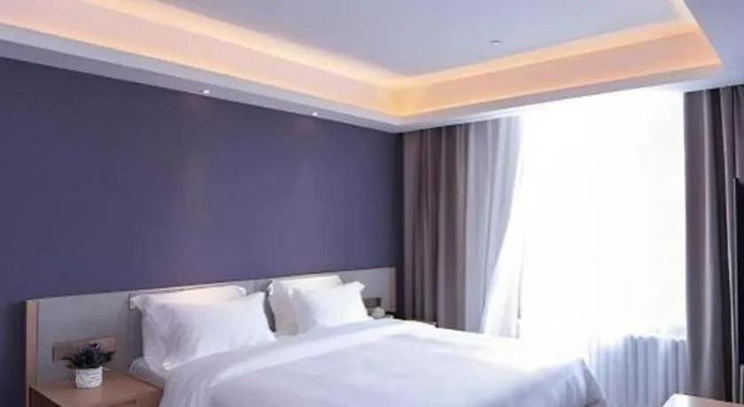 Bed in Lavande Hotels Harbin Railway Station Zhanqian Square
