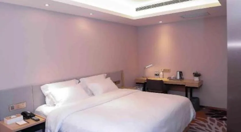 Bed in Lavande Hotels Harbin Railway Station Zhanqian Square