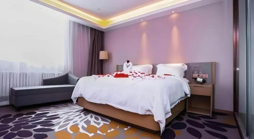 Bed in Lavande Hotels Harbin Railway Station Zhanqian Square