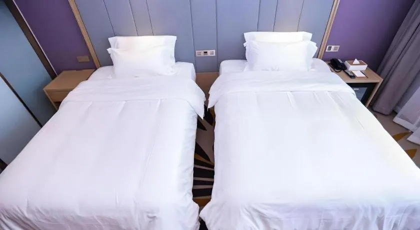 Bed in Lavande Hotels Harbin Railway Station Zhanqian Square