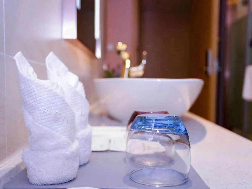 Bed in Lavande Hotels Harbin Railway Station Zhanqian Square