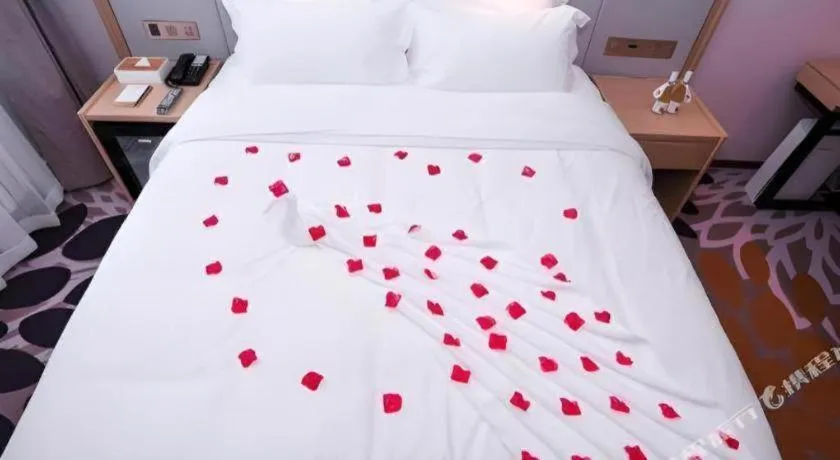 Bed in Lavande Hotels Harbin Railway Station Zhanqian Square