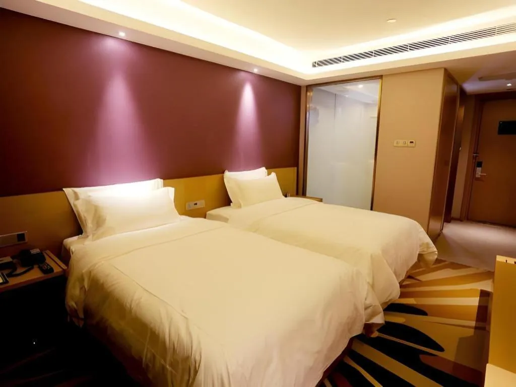 Bed in Lavande Hotels Harbin Railway Station Zhanqian Square