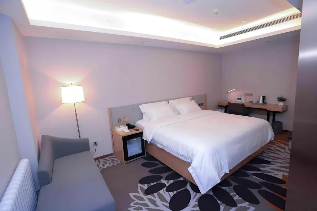 Bed in Lavande Hotels Harbin Railway Station Zhanqian Square