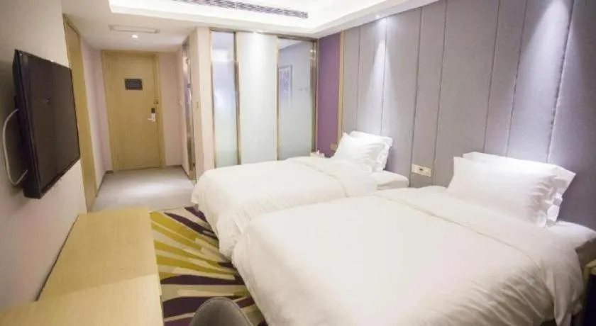 Bed in Lavande Hotels Harbin Railway Station Zhanqian Square