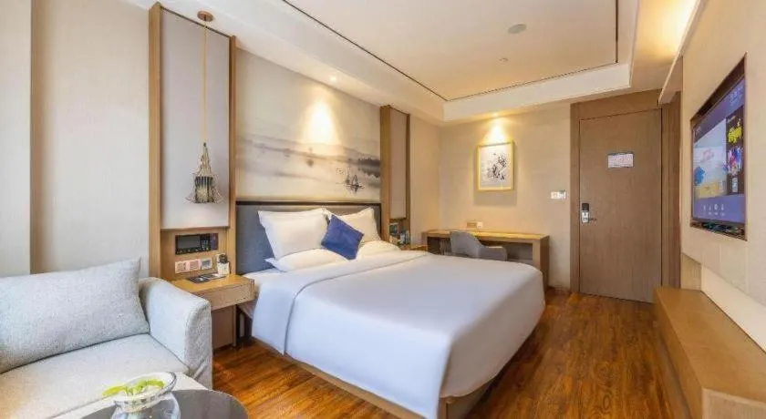 Bed in East Queen Hotel (Xi'an Beimen Metro Station)