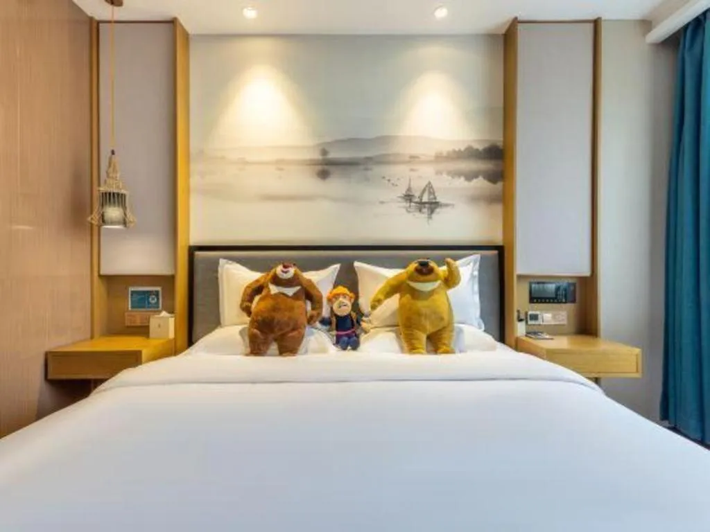 Bed in East Queen Hotel (Xi'an Beimen Metro Station)