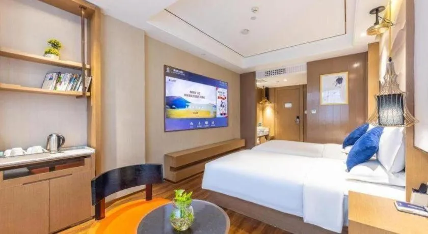 Bed in East Queen Hotel (Xi'an Beimen Metro Station)