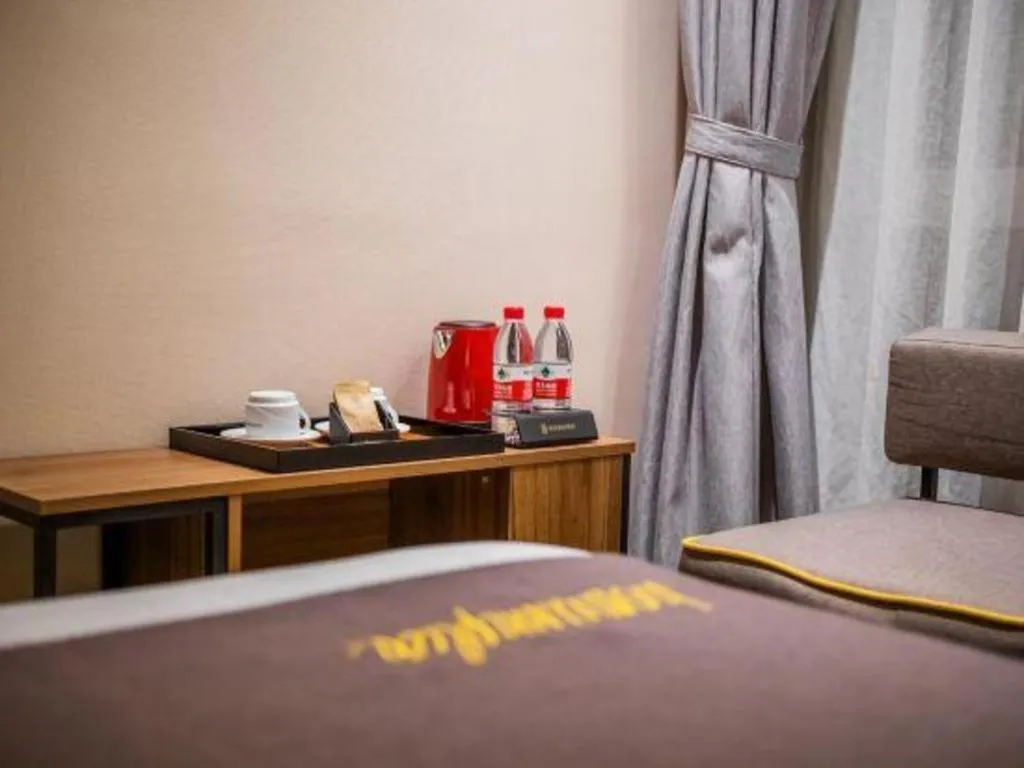 Bed in Home Inn Plus Shanghai Pudong Xinjinqiao Road