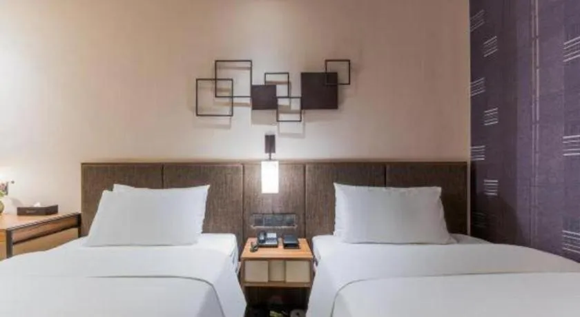 Bed in Home Inn Plus Shanghai Pudong Xinjinqiao Road