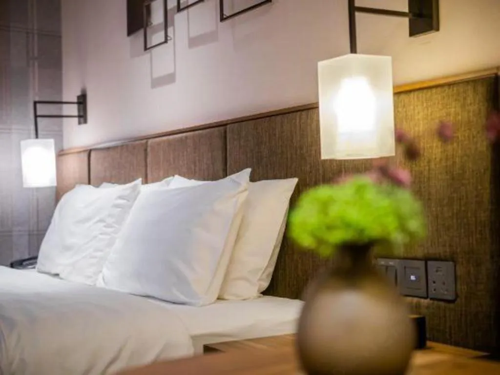 Bed in Home Inn Plus Shanghai Pudong Xinjinqiao Road