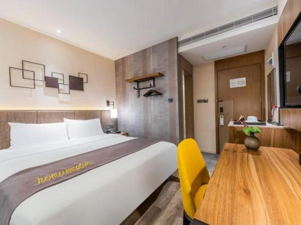 Bed in Home Inn Plus Shanghai Pudong Xinjinqiao Road