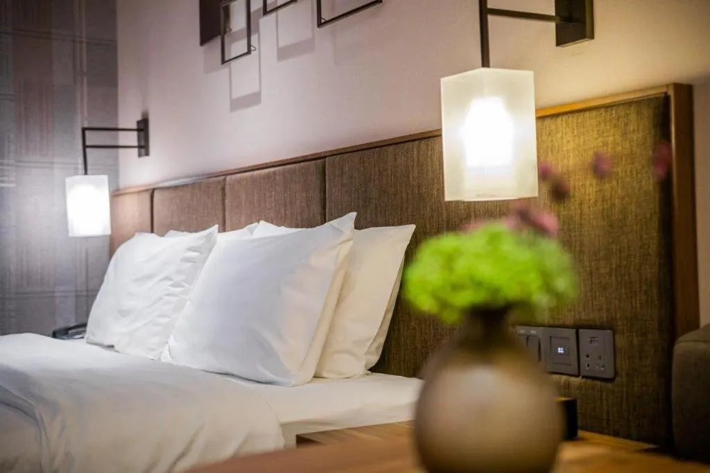 Bed in Home Inn Plus Shanghai Pudong Xinjinqiao Road