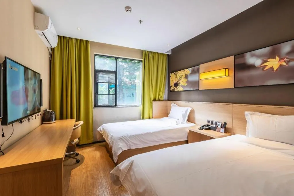 Bed in IU Hotel Kunming Jinma Bijifang Joy City