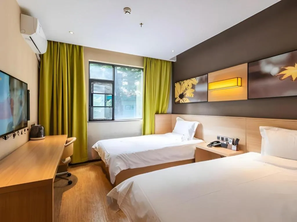 Bed in IU Hotel Kunming Jinma Bijifang Joy City