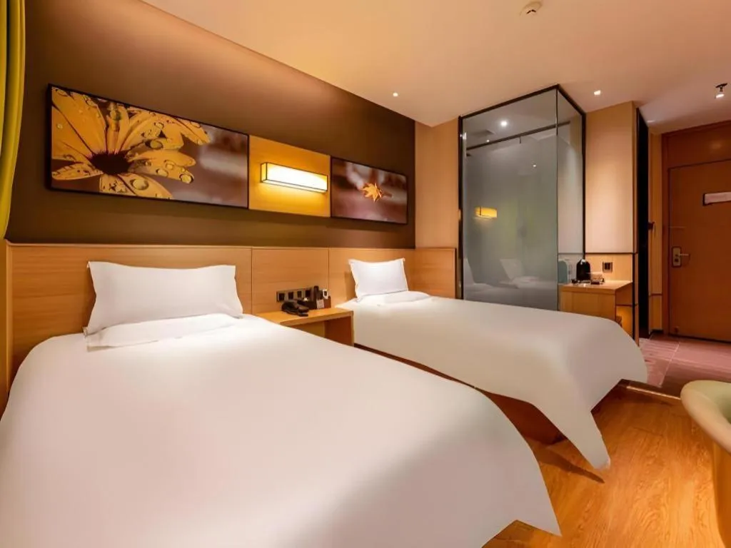 Bed in IU Hotel Kunming Jinma Bijifang Joy City