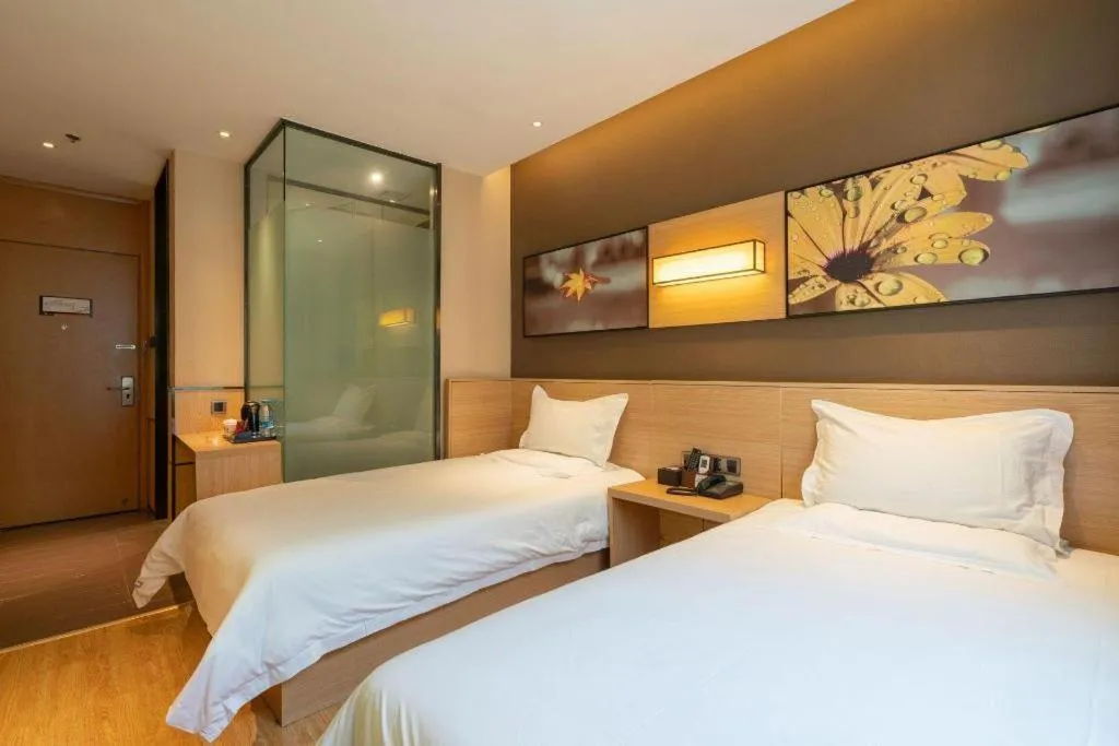 Bed in IU Hotel Kunming Jinma Bijifang Joy City