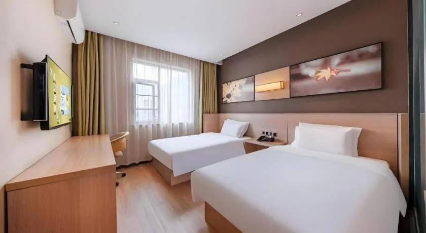 Bed in IU Hotel Kunming Jinma Bijifang Joy City