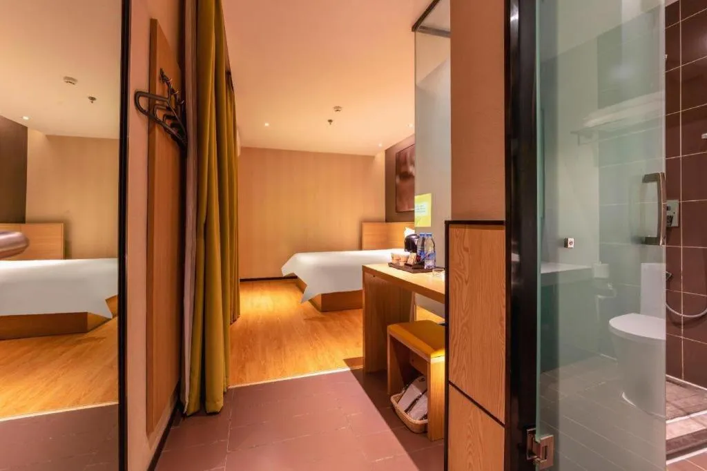 Bed in IU Hotel Kunming Jinma Bijifang Joy City